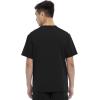 Cherokee Euphoria Men Scrubs Top Tuckable V-Neck CK887A, M, Black
