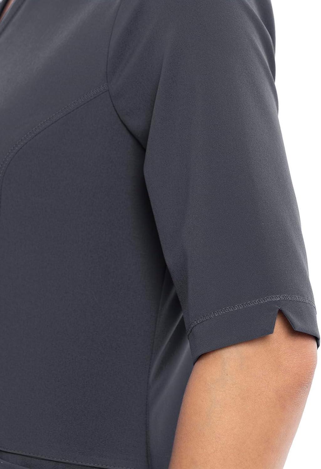 imageCherokee Infinity Women Scrubs Top Polo CK872APewter