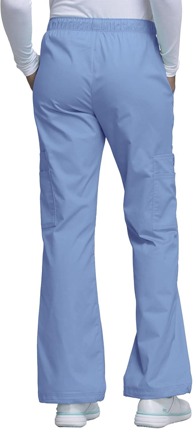 imageCherokee Scrub Set for Women with Our Modern Classic fit VNeck Top 4727 and Mid Rise PullOn Cargo Pant 4005Ciel