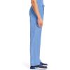 Cherokee Infinity Men Scrub Pants, 6 Pockets, Tapered Leg with Zip Fly Front and Inside Functional Drawstring Cargo – CK200A(Ciel)