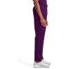 Cherokee Infinity Men Scrub Pants, 6 Pockets, Tapered Leg with Zip Fly Front and Inside Functional Drawstring Cargo – CK200A(Eggplant)