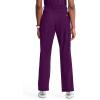 Cherokee Infinity Men Scrub Pants, 6 Pockets, Tapered Leg with Zip Fly Front and Inside Functional Drawstring Cargo – CK200A(Eggplant)