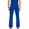 Cherokee Infinity Men Scrub Pants, 6 Pockets, Tapered Leg with Zip Fly Front and Inside Functional Drawstring Cargo – CK200A(Galaxy Blue)