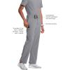 Cherokee Infinity Men Scrub Pants, 6 Pockets, Tapered Leg with Zip Fly Front and Inside Functional Drawstring Cargo – CK200A(Grey)