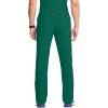 Cherokee Infinity Men Scrub Pants, 6 Pockets, Tapered Leg with Zip Fly Front and Inside Functional Drawstring Cargo – CK200A(Hunter Green)