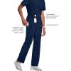 Cherokee Infinity Men Scrub Pants, 6 Pockets, Tapered Leg with Zip Fly Front and Inside Functional Drawstring Cargo – CK200A(Navy)