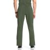 Cherokee Infinity Men Scrub Pants, 6 Pockets, Tapered Leg with Zip Fly Front and Inside Functional Drawstring Cargo – CK200A(Olive)