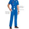 Cherokee Infinity Men Scrub Pants, 6 Pockets, Tapered Leg with Zip Fly Front and Inside Functional Drawstring Cargo – CK200A(Royal)