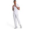 Cherokee Infinity Men Scrub Pants, 6 Pockets, Tapered Leg with Zip Fly Front and Inside Functional Drawstring Cargo – CK200A(White)