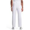 Cherokee Infinity Men Scrub Pants, 6 Pockets, Tapered Leg with Zip Fly Front and Inside Functional Drawstring Cargo – CK200A(White)