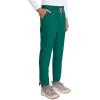 Cherokee Infinity Mens Drawstring Straight Leg Scrub Pants Mid Rise Zip Fly, 6 Pockets, Rib-Knit Waistband – IN200A(Hunter)