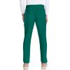 Cherokee Infinity Mens Drawstring Straight Leg Scrub Pants Mid Rise Zip Fly, 6 Pockets, Rib-Knit Waistband – IN200A(Hunter)