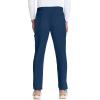 Cherokee Infinity Mens Drawstring Straight Leg Scrub Pants Mid Rise Zip Fly, 6 Pockets, Rib-Knit Waistband – IN200A(Navy)
