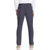 Cherokee Infinity Mens Drawstring Straight Leg Scrub Pants Mid Rise Zip Fly, 6 Pockets, Rib-Knit Waistband – IN200A(Pewter)