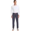 Cherokee Infinity Mens Drawstring Straight Leg Scrub Pants Mid Rise Zip Fly, 6 Pockets, Rib-Knit Waistband – IN200A(Pewter)