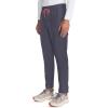Cherokee Infinity Mens Drawstring Straight Leg Scrub Pants Mid Rise Zip Fly, 6 Pockets, Rib-Knit Waistband – IN200A(Pewter)