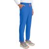 Cherokee Infinity Mens Drawstring Straight Leg Scrub Pants Mid Rise Zip Fly, 6 Pockets, Rib-Knit Waistband – IN200A(Royal)