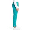 Cherokee Infinity Mens Drawstring Straight Leg Scrub Pants Mid Rise Zip Fly, 6 Pockets, Rib-Knit Waistband – IN200A(Teal Blue)