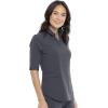 Cherokee Infinity Women Scrubs Top Polo CK872A(Pewter)