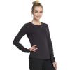 Cherokee Infinity Women Underscrubs Long Sleeve Knit Tee CK765(Pewter / Black)