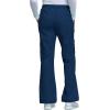 Cherokee Scrub Set for Women with Our Modern Classic fit V-Neck Top 4727 and Mid Rise Pull-On Cargo Pant 4005(Navy)