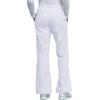 Cherokee Scrub Set for Women with Our Modern Classic fit V-Neck Top 4727 and Mid Rise Pull-On Cargo Pant 4005(White)