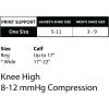 Cherokee Women’s 10-15mmHg Compression Socks – Fun Print Knee Highs with Light Support, Soft Feel – PRINTSUPPORT(Sketch Hearts)