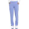 Cherokee Euphoria Women Scrubs Pant Mid Rise Tapered Leg Drawstring CK140A(Blue)