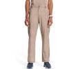 Cherokee Infinity Men Scrub Pants, 6 Pockets, Tapered Leg with Zip Fly Front and Inside Functional Drawstring Cargo – CK200A(Khaki)
