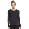 Cherokee Infinity Women Underscrubs Long Sleeve Knit Tee CK765(Pewter / Black)
