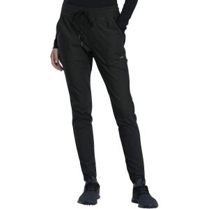Cherokee Form Women Scrubs Pant Mid Rise Tapered Leg Drawstring CK090(Olive)