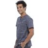 Cherokee Prints Men Scrubs Top V-Neck Print CK692(Rawr-some)
