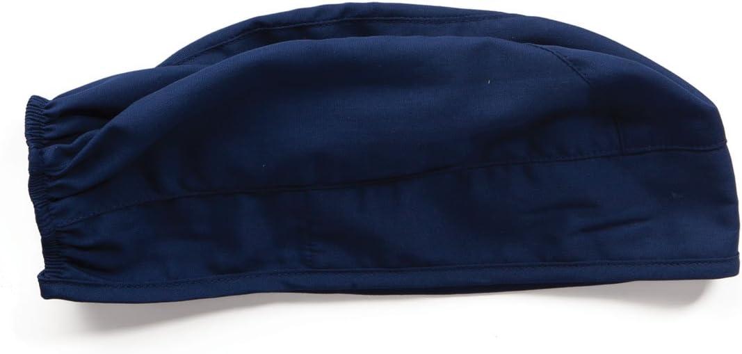 imageCherokee Men and Women Scrub Cap with Adjustable Elastic TieBack Lightweight Breathable NoSlip Unisex Surgical Cap 2506Black Navy Pewter 3 Pack