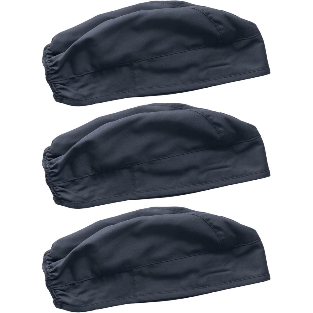 imageCherokee Men and Women Scrub Cap with Adjustable Elastic TieBack Lightweight Breathable NoSlip Unisex Surgical Cap 2506Pewter 3 Pack