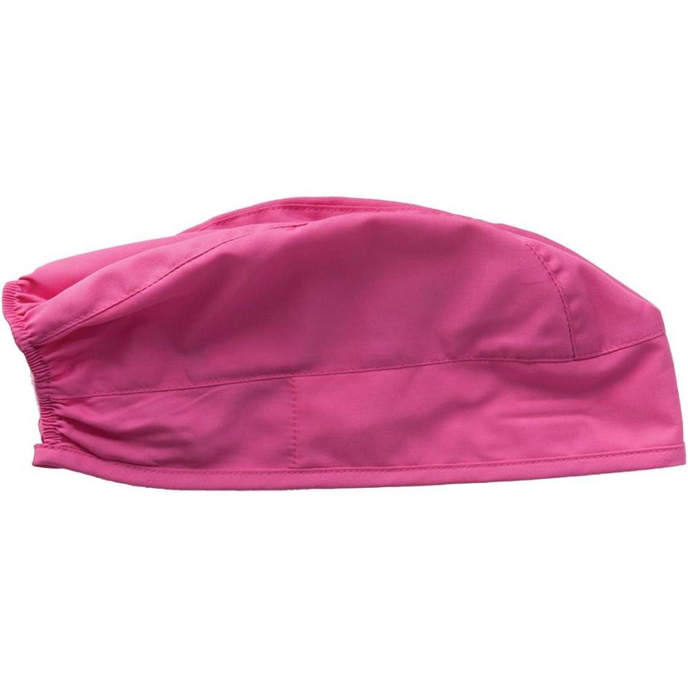 imageCherokee Men and Women Scrub Cap with Adjustable Elastic TieBack Lightweight Breathable NoSlip Unisex Surgical Cap 2506Shocking Pink