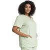 Cherokee Medical Women’s Scrub Top V-Neck Modern Classic Fit with 3 Pockets, Ultra Soft and 2-Way Stretch Fabric – WW620(Cucumber)