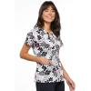 Cherokee Prints Women Scrubs Top V-Neck Print CK616(Paisley Love)