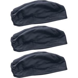 Cherokee Men and Women Scrub Cap with Adjustable Elastic Tie-Back Lightweight, Breathable No-Slip Unisex Surgical Cap – 2506(Pewter – 3 Pack)