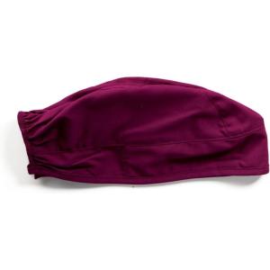 Cherokee Men and Women Scrub Cap with Adjustable Elastic Tie-Back Lightweight, Breathable No-Slip Unisex Surgical Cap – 2506(Wine)