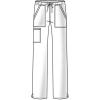 Cherokee Scrub Pant for Women Mid Rise Straight Leg Drawstring Bottom with 5 Pockets, Soft Stretchy & Durable Fabric – WW160(Grey)