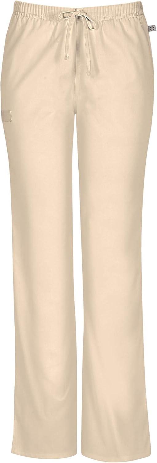 imageCherokee Womens Ww Flex W Certainty Midrise Flare Drawstring PantKhaki