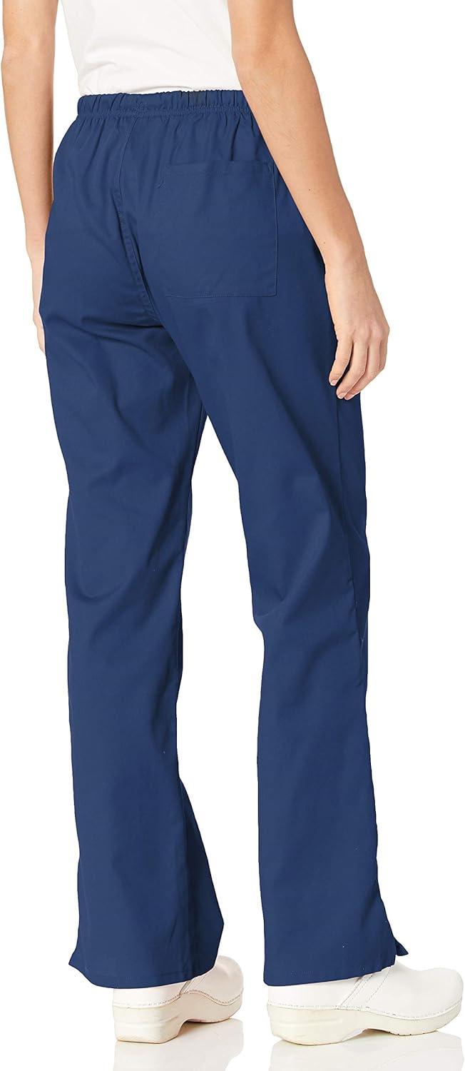 imageCherokee Womens Ww Flex W Certainty Midrise Flare Drawstring PantNavy
