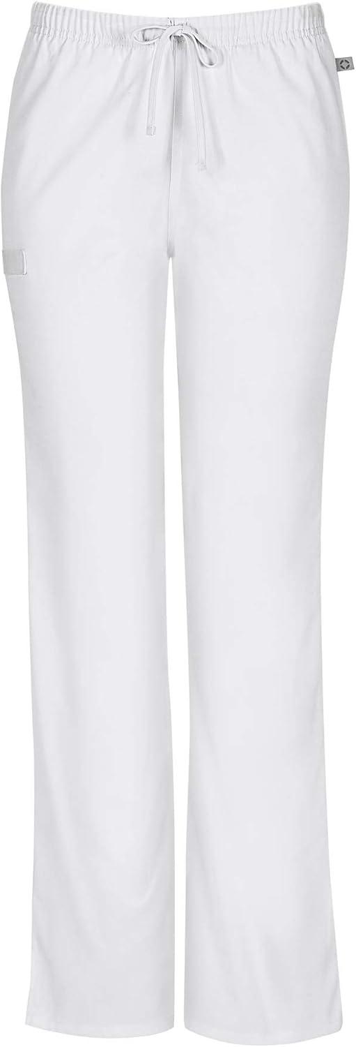 imageCherokee Womens Ww Flex W Certainty Midrise Flare Drawstring PantWhite