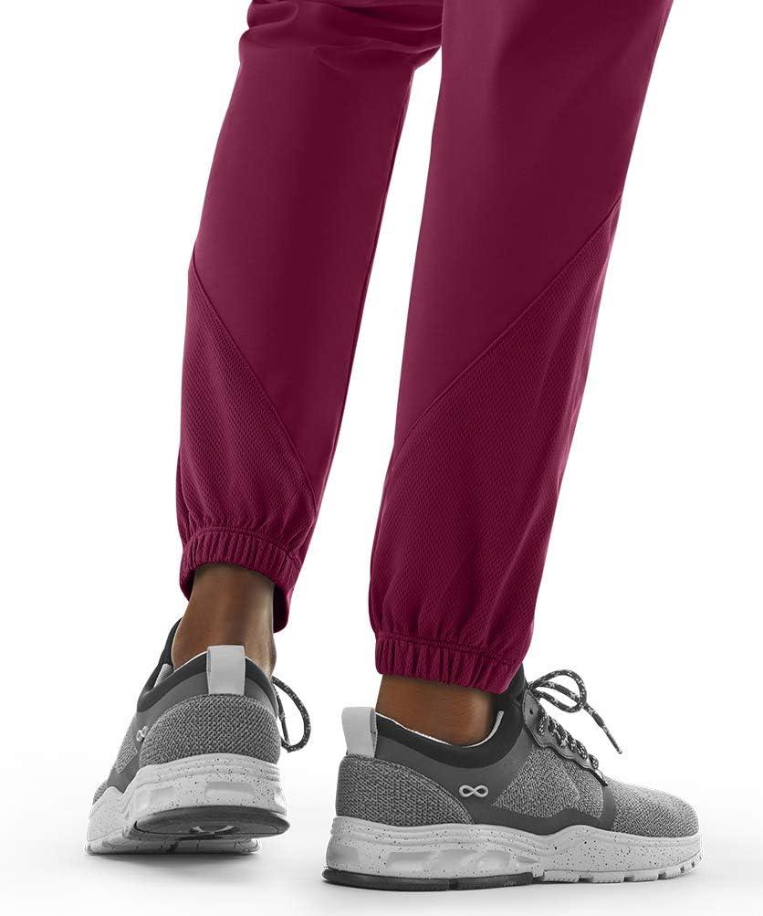 imageCherokee Workwear Professionals Women Scrubs Pant Mid Rise Jogger WW036Wine