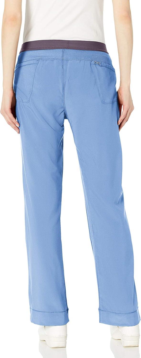 imageInfinity by Cherokee Women Scrubs Pant Low Rise Slim Pullon 1124ACiel