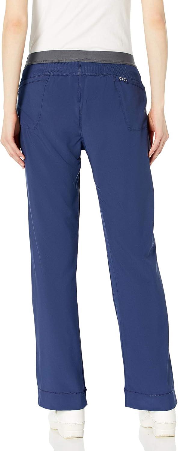 imageInfinity by Cherokee Women Scrubs Pant Low Rise Slim Pullon 1124ANavy