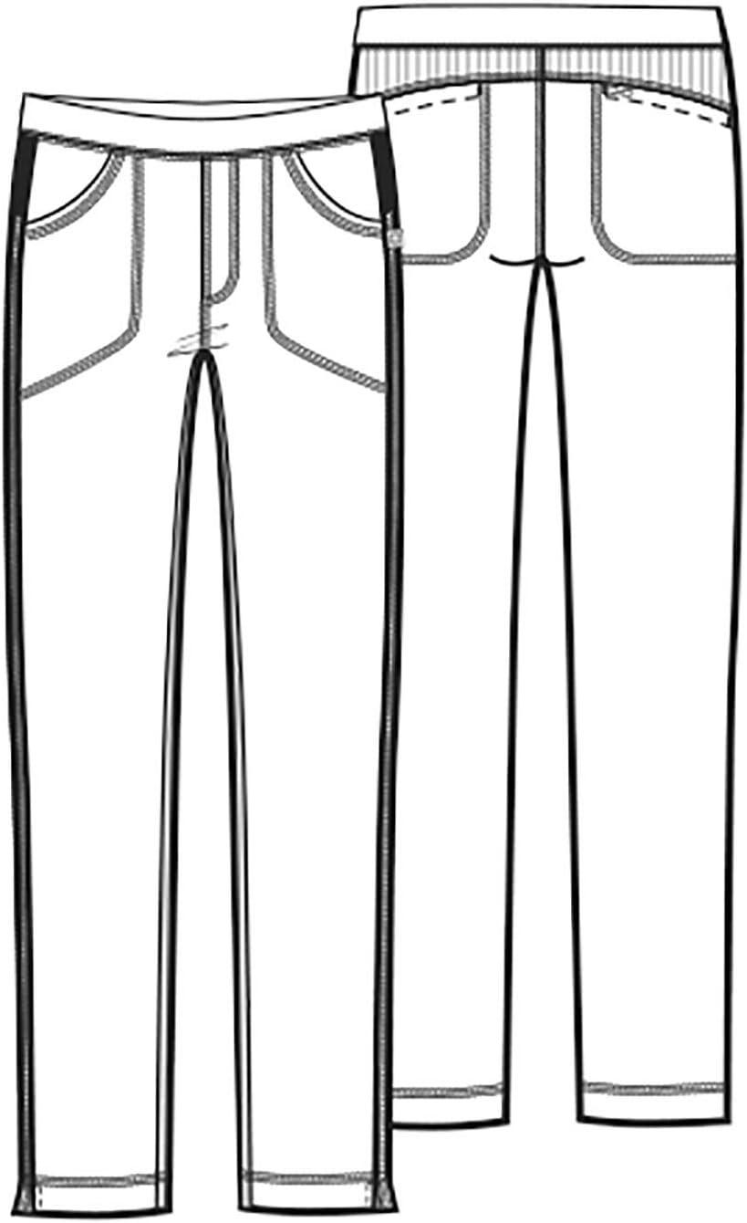 imageInfinity by Cherokee Women Scrubs Pant Low Rise Slim Pullon 1124ANavy