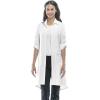Cherokee Infinity Lab Coat For Woman With 2 Pockets Moisture Wicking & Wrinkle-Resistant Fabric – 1401A(White)