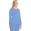 Cherokee Infinity Long Sleeve Scrubs for Women, 4-Way Stretch Performance Fabric – CK781A(Ciel)