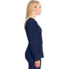 Cherokee Infinity Long Sleeve Scrubs for Women, 4-Way Stretch Performance Fabric – CK781A(Navy)